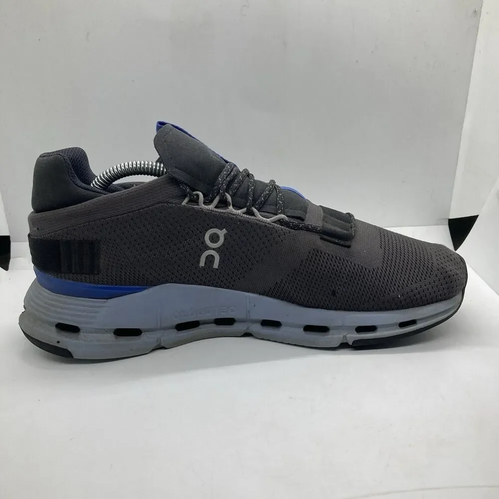 On Cloudnova Mens 9 Road Running Shoes Sneakers Blue Eclipse Chambray 26.98494